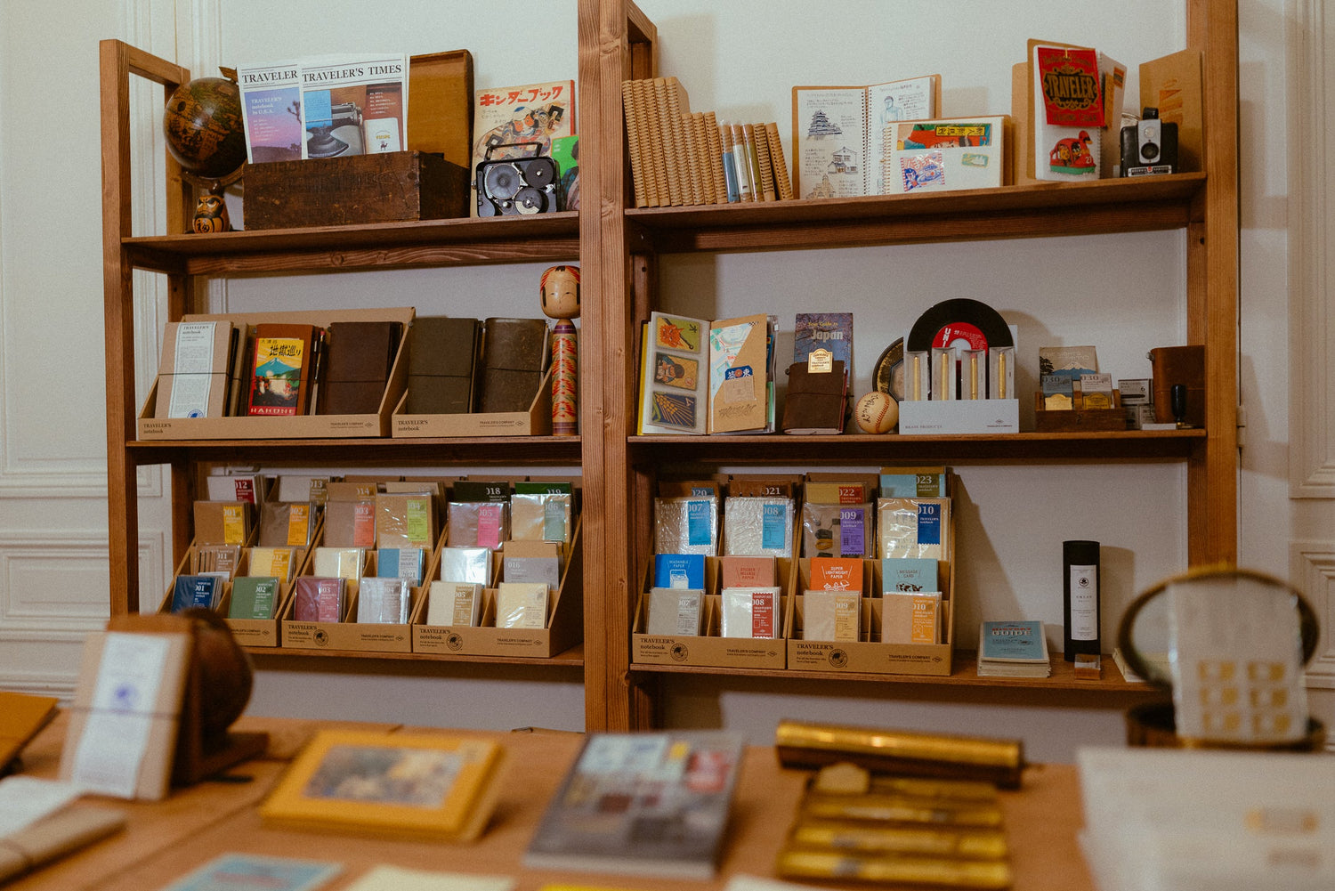 Univers TRAVELER'S COMPANY, carnets et accessoires