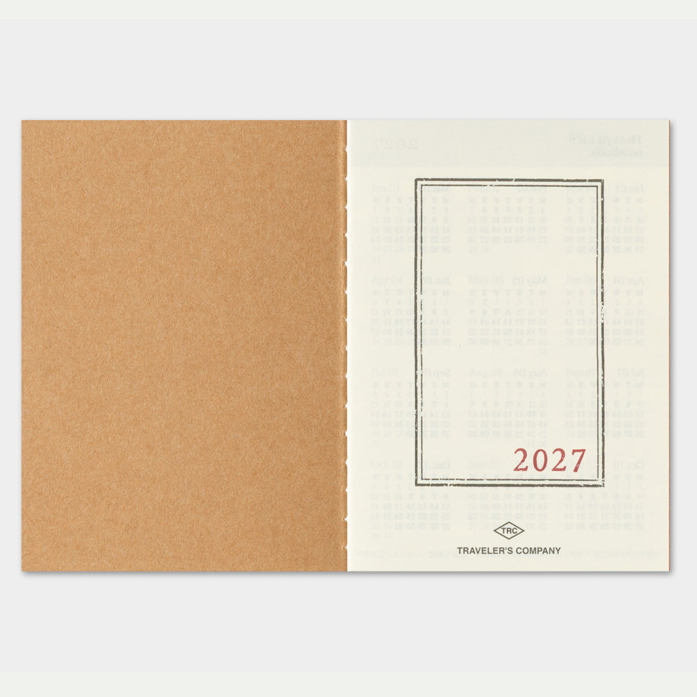Recharge Mensuelle - 2027 - Format Passeport · TRAVELER’S COMPANY