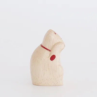Figurine en bois – Maneki Neko – Collection ENGIMON mini