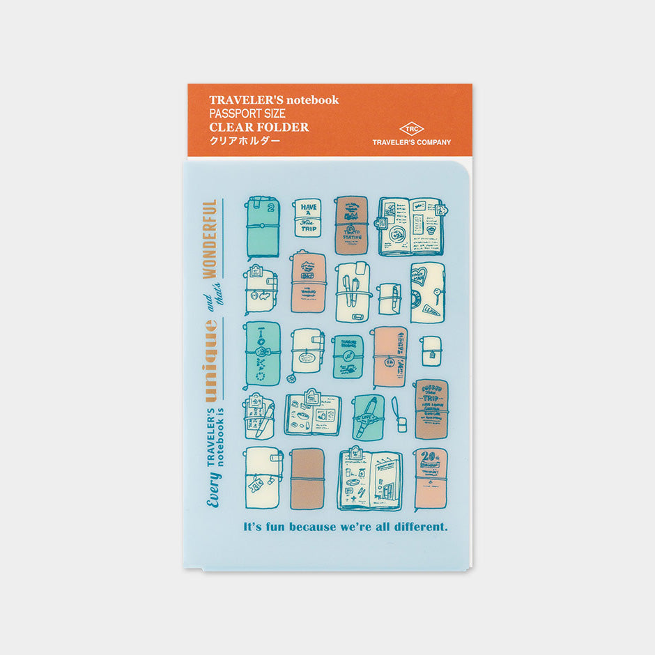 Chemise Transparente - 2027 - Format Passeport · TRAVELER’S COMPANY