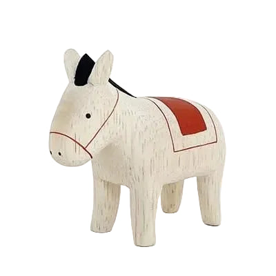 Figurine en bois – UMA rouge – Collection Polepole Animal