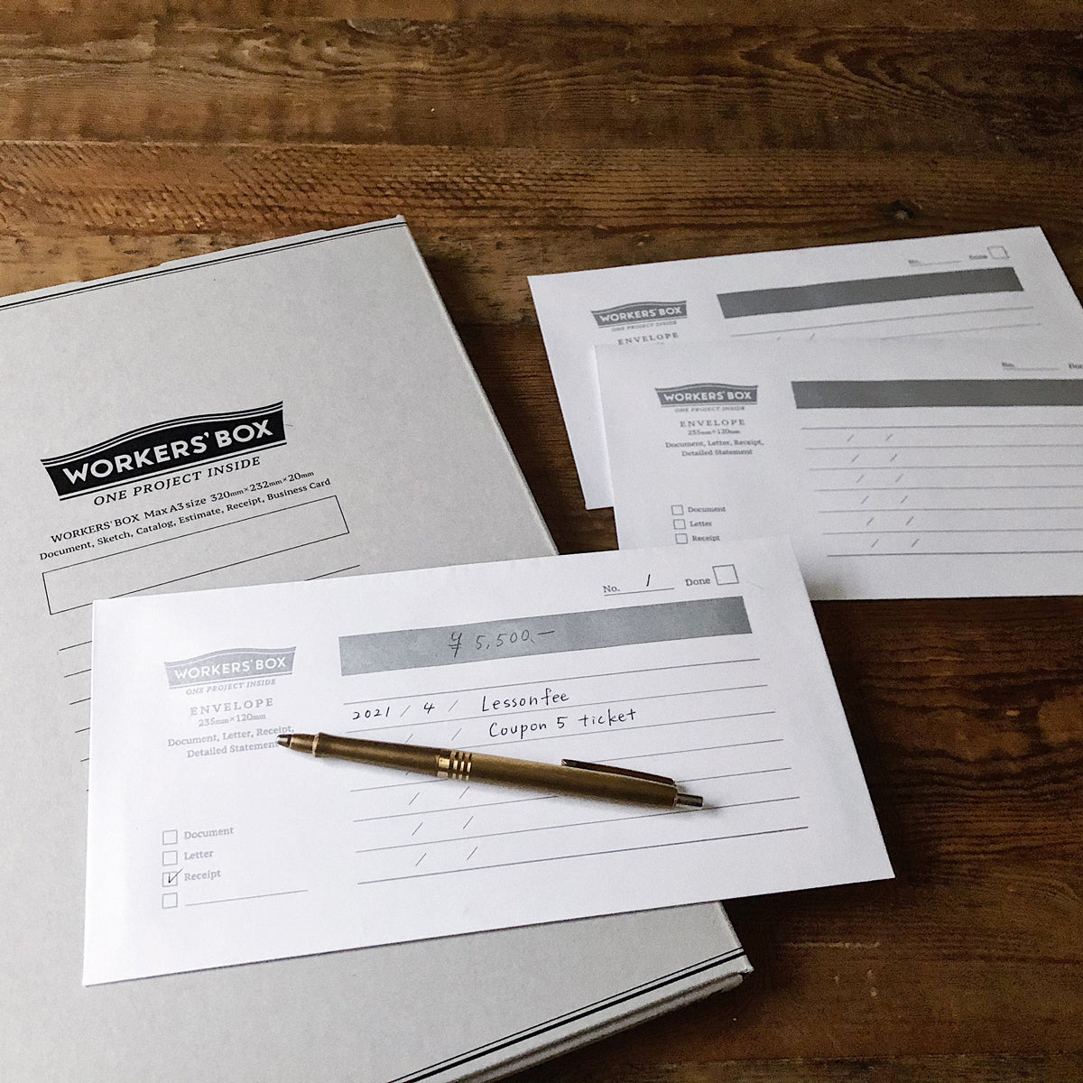 WORKERS'BOX ENVELOPPE (lot de 5)