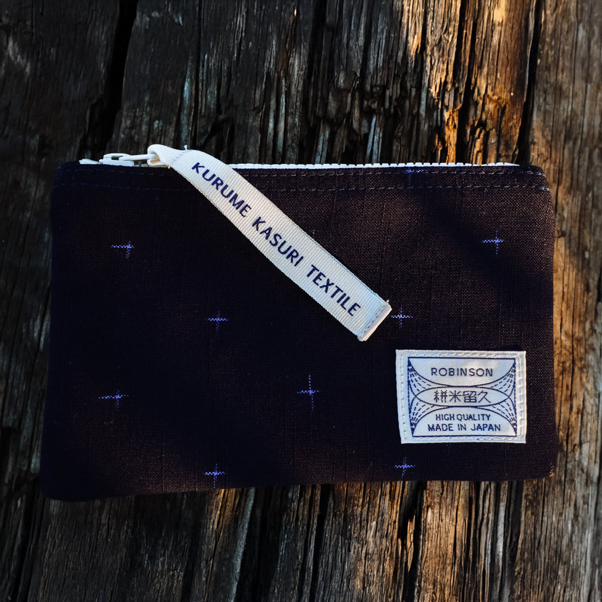 S Small Cross Navy/Blue Pouch