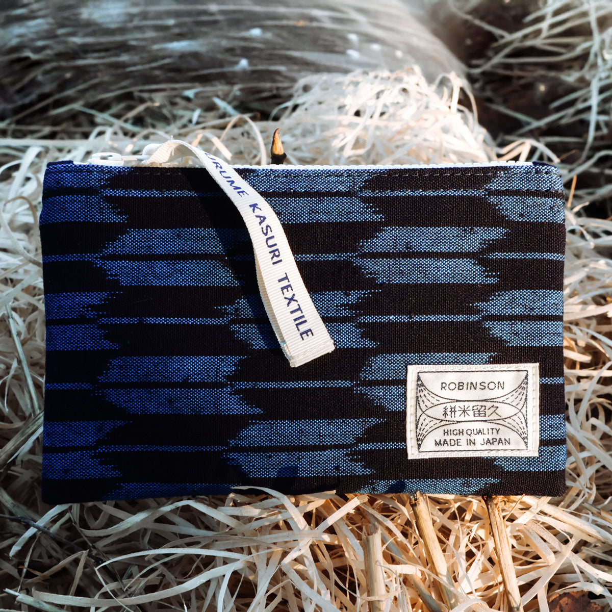 Pochette S Flèches Marine/Bleu