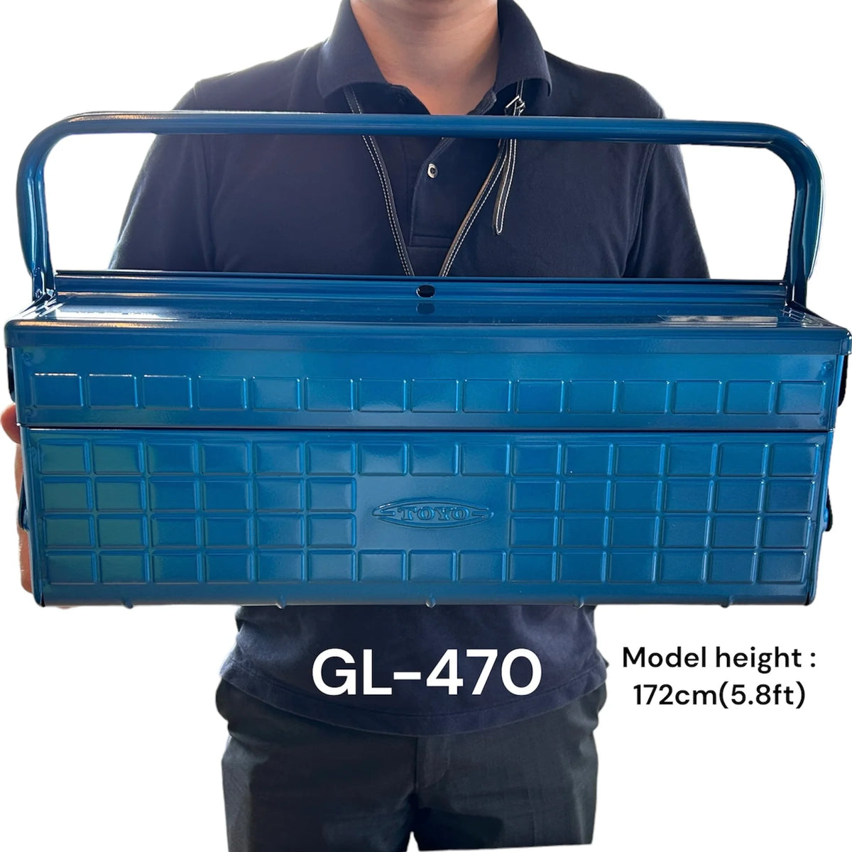 Werkzeugkasten GL470, Blau | TOYO STEEL