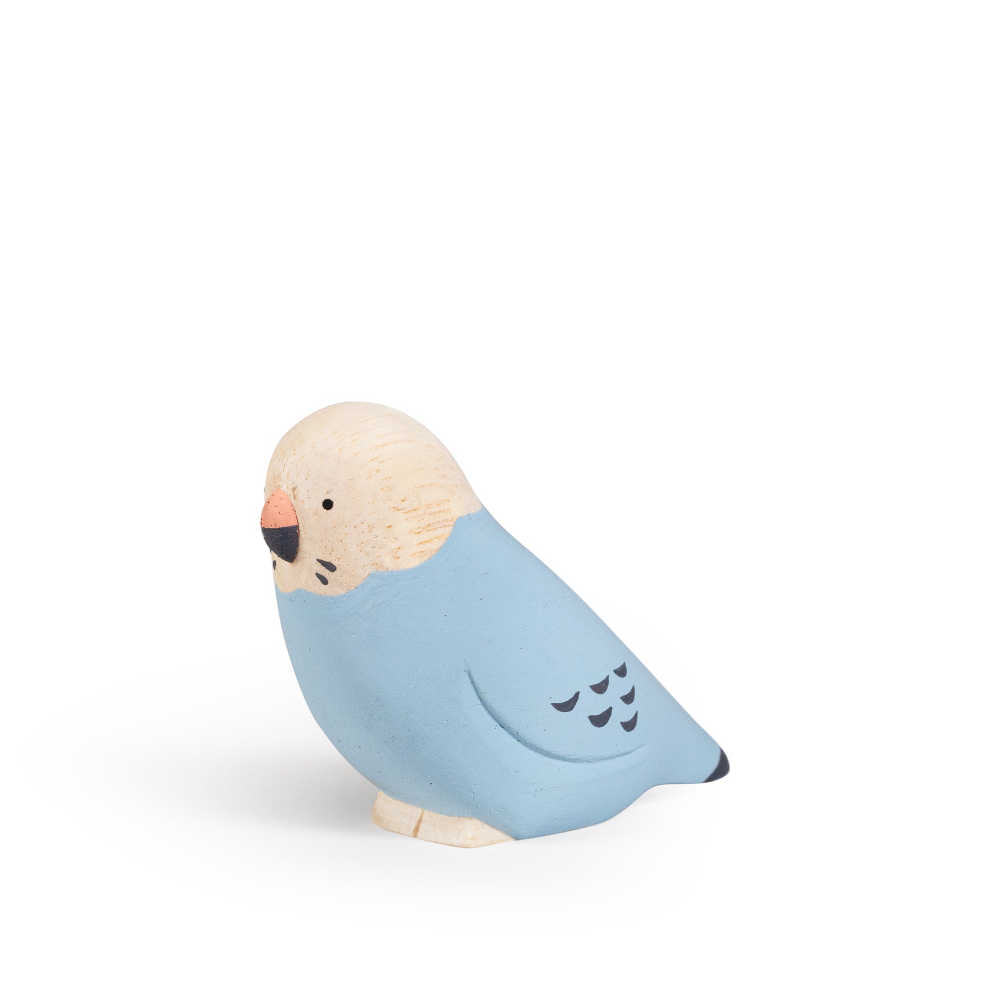 Figurine en bois - Perruche ondulée