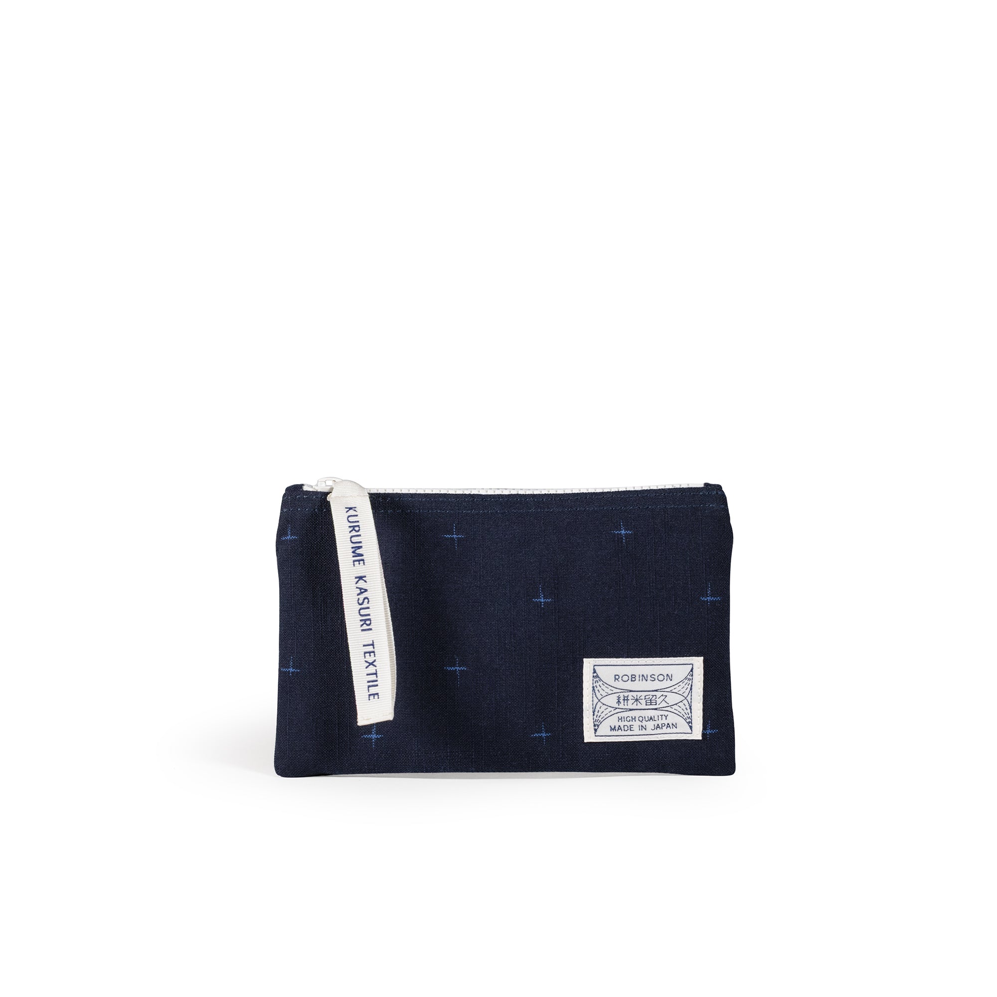 Pochette S Petites croix Marine/Bleu