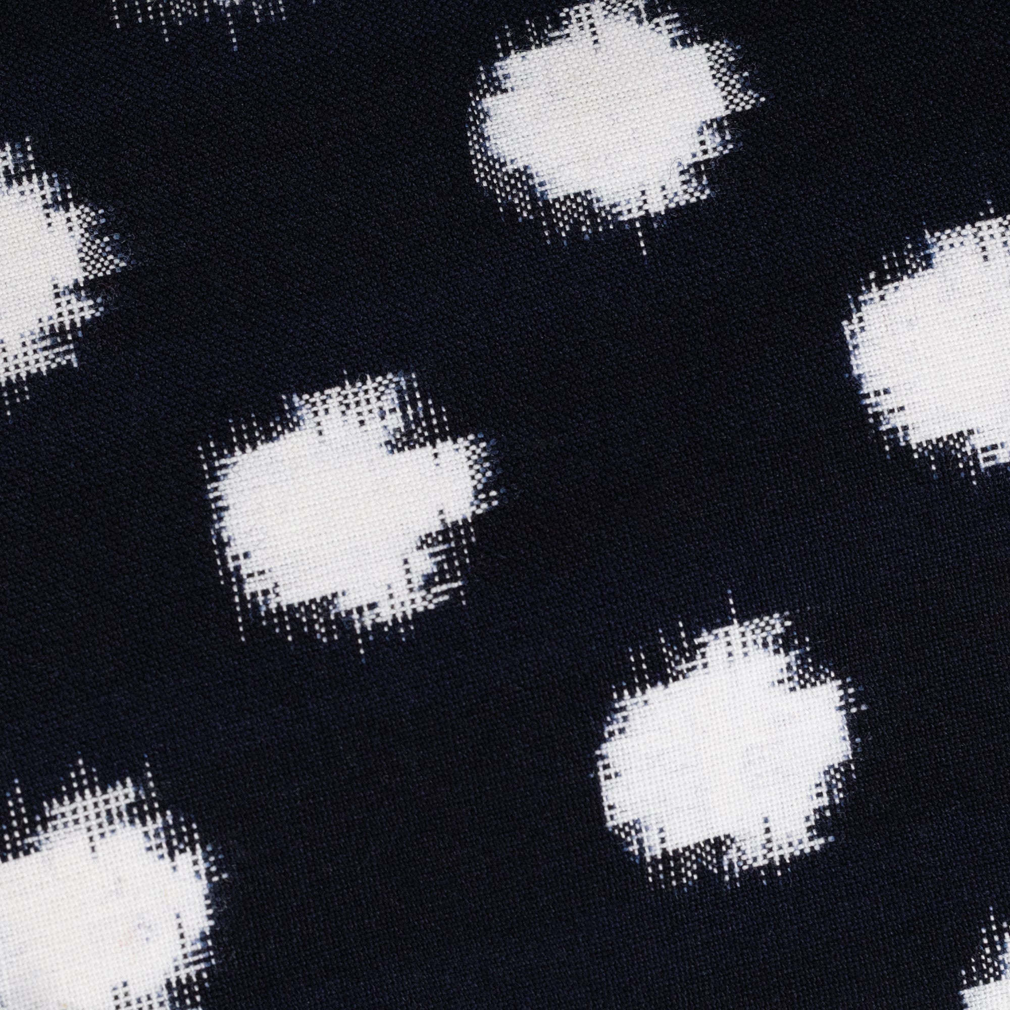 Pochette M Pois Marine/Blanc