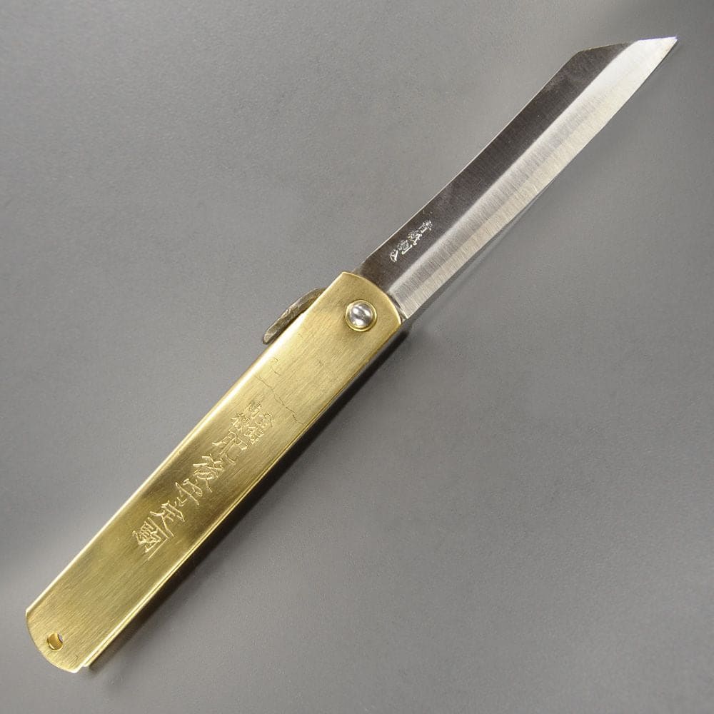 Couteau pliant - Finition laiton - LL - COUTEAUX DE POCHES