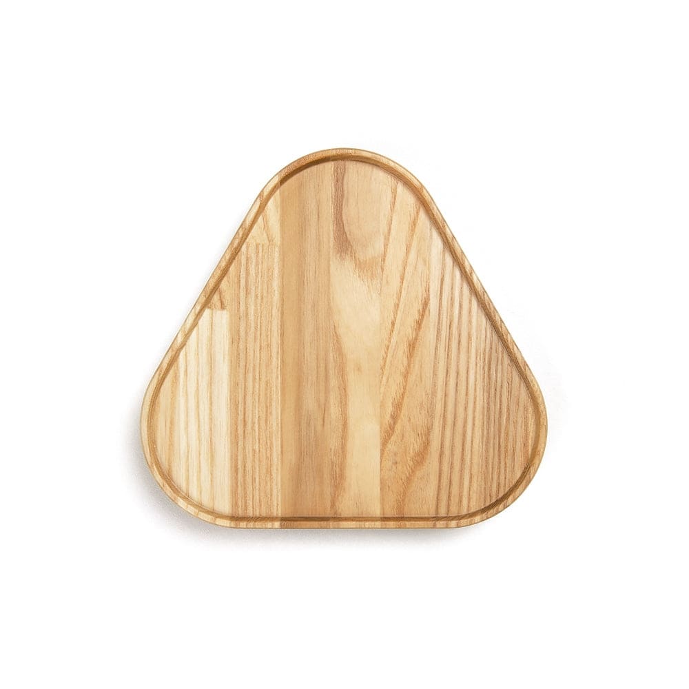 Plateau triangulaire "onigiri" - 170 mm - Bois