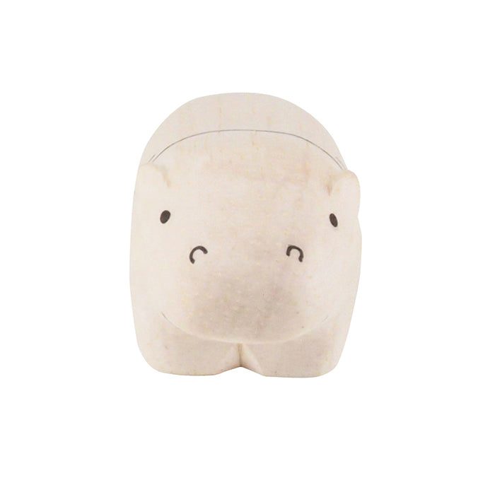 Figurine en bois – Hippopotame Enfant