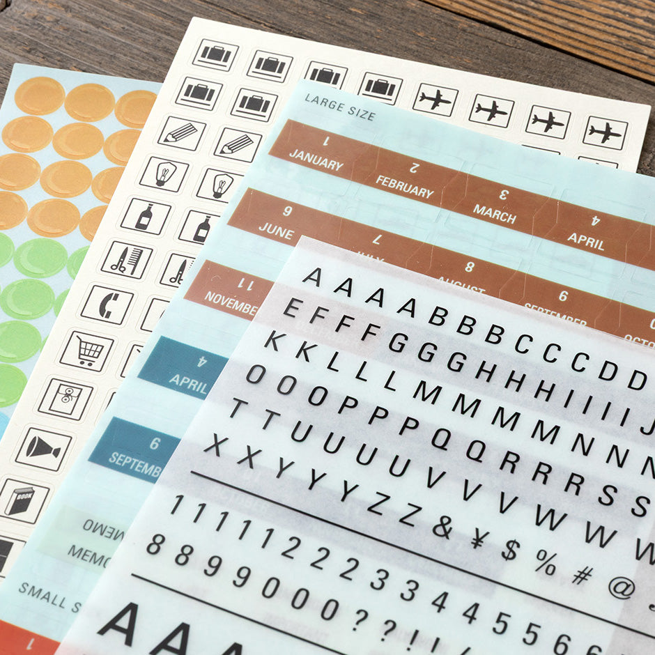 Set de Stickers Personnalisés - 2027 - Pour Agenda · TRAVELER’S COMPANY