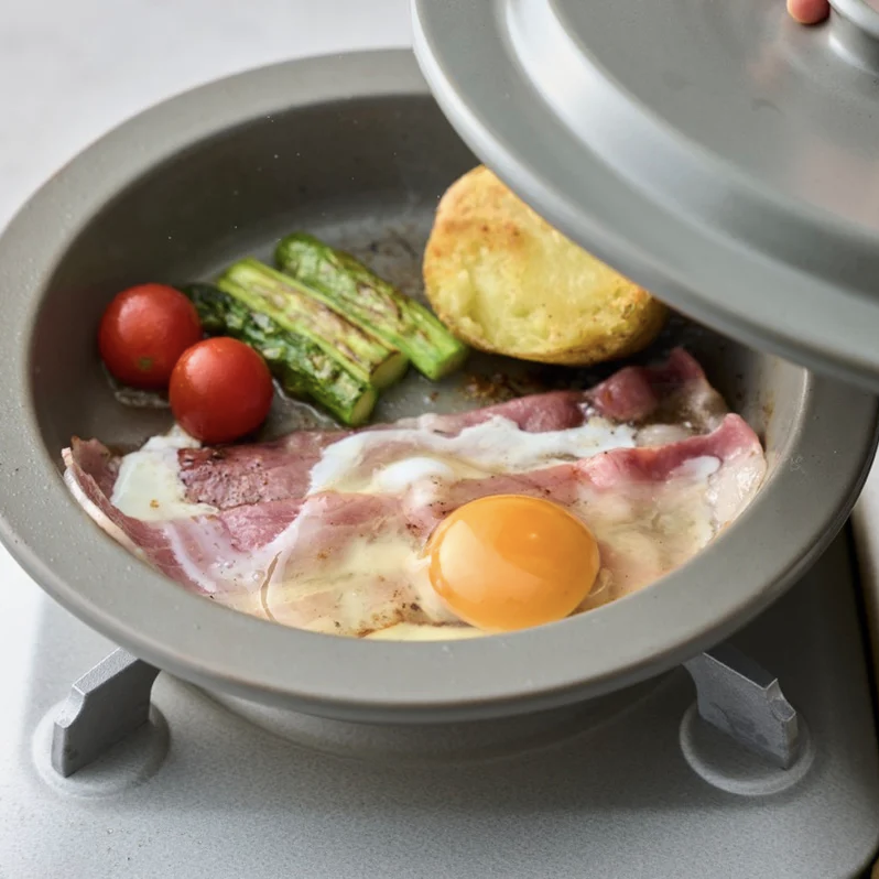Cocotte plate 24 cm - Noir Jais