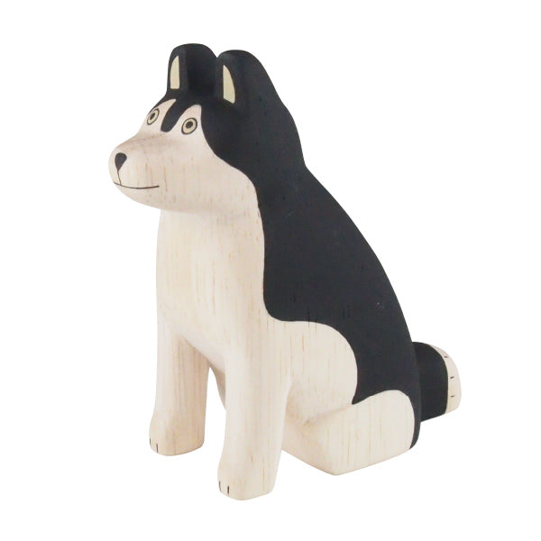 Figurine en bois – Husky