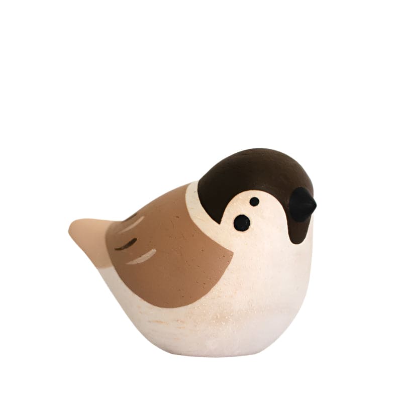 Figurine en bois - Moineau - FIGURINES EN BOIS
