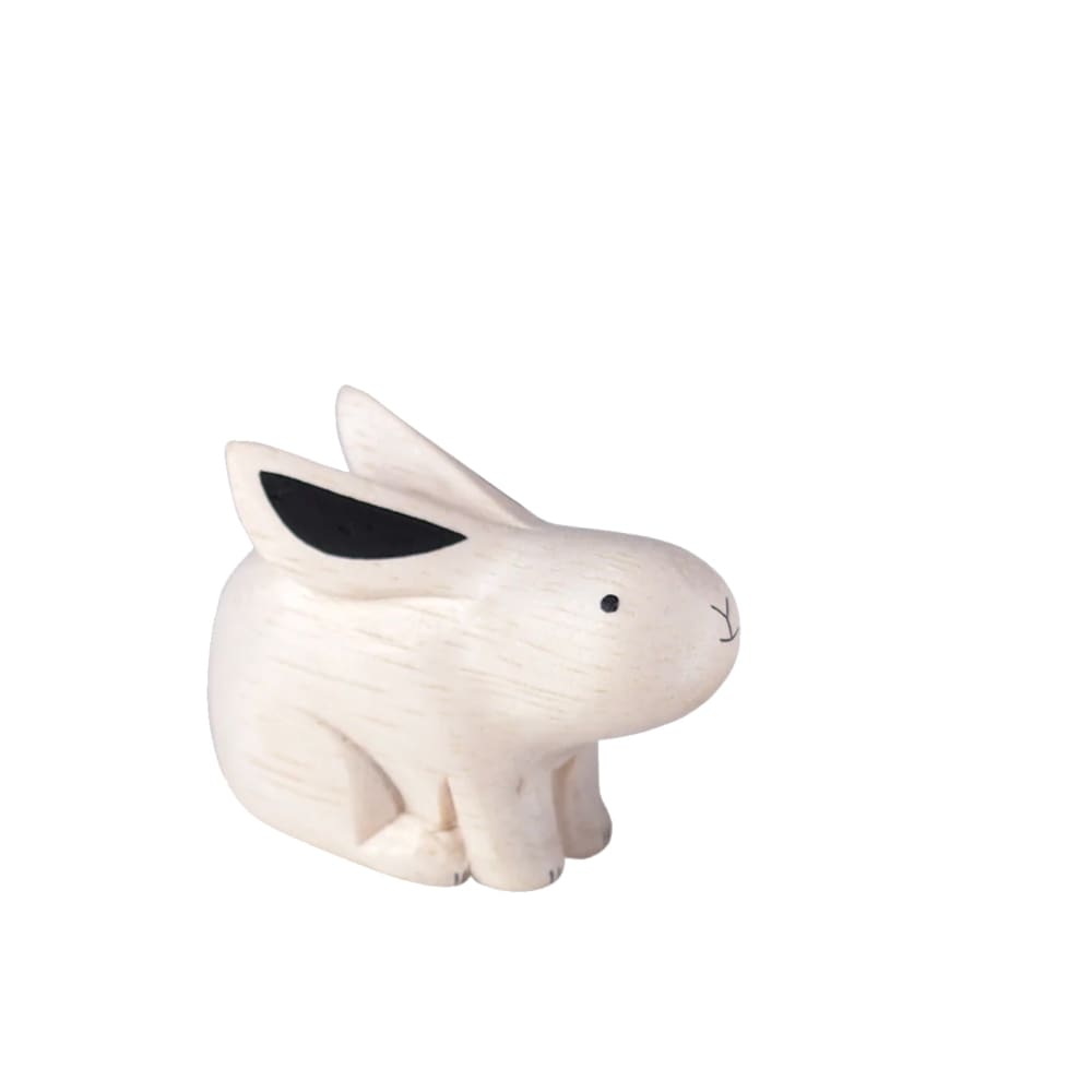 Parent Rabbit Wooden Figurine, T-LAB Polepole