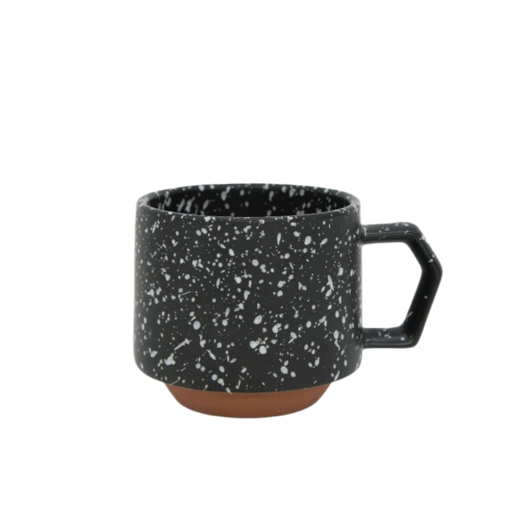 Mug empilable - Splash - Noir & Blanc - VAISSELLE