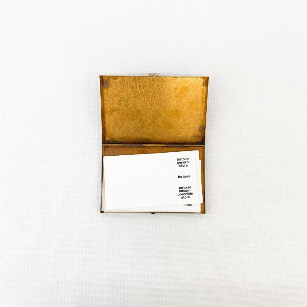 Porte Cartes de Visite - Laiton oxydé - CARDCASE