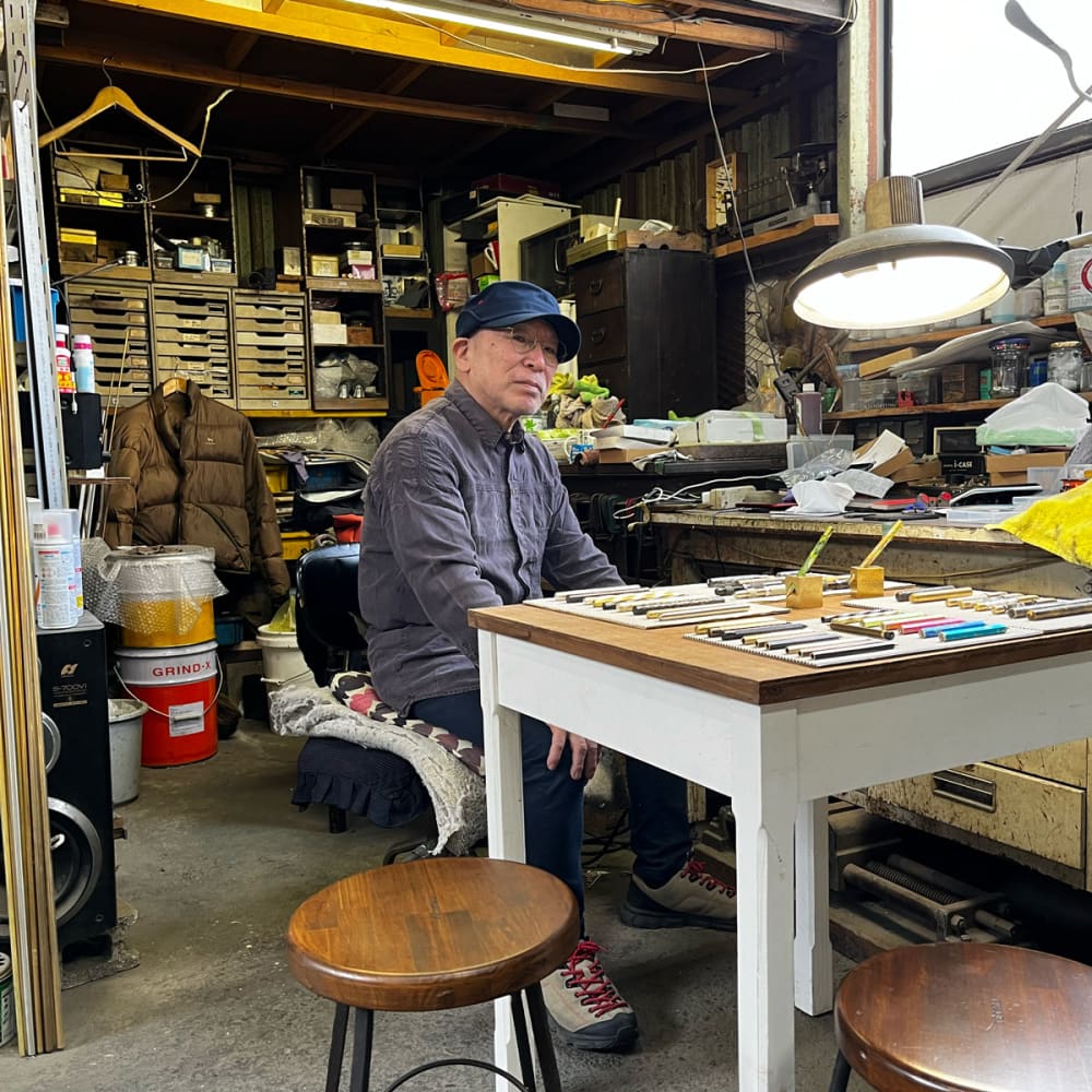 Stylo à bille - CHIBIEN 7 - Marron ancien - STYLOS