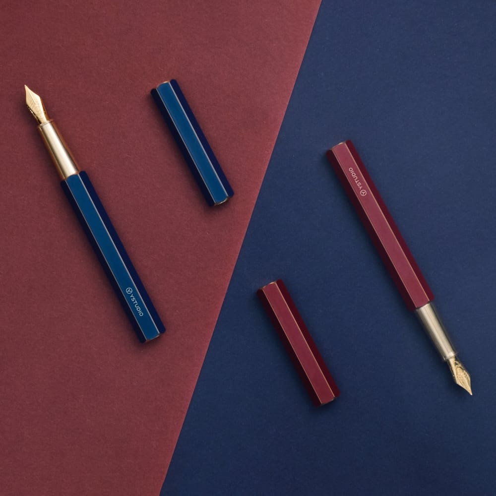 Stylo Plume Bleu Portable (M) - Classic Revolve - STYLOS PLUMES