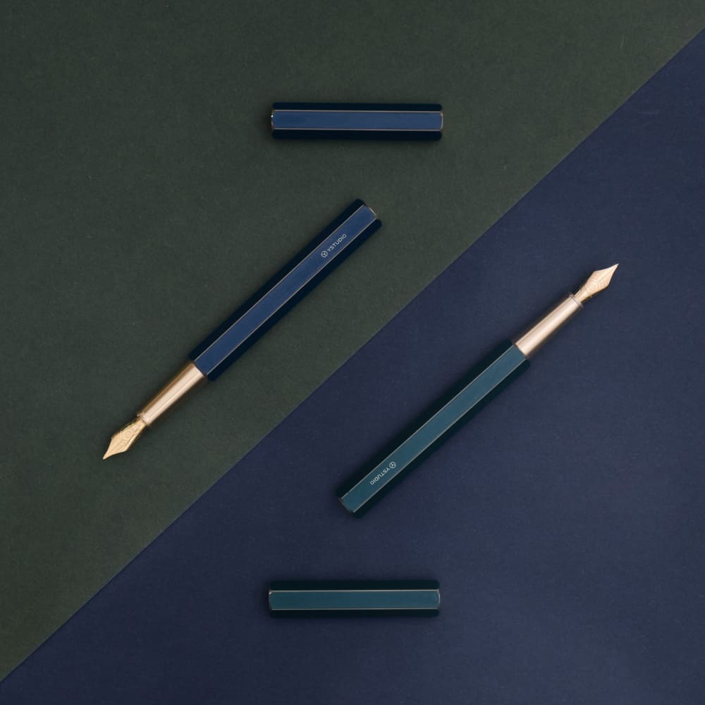 Stylo Plume Bleu Portable (M) - Classic Revolve - STYLOS PLUMES