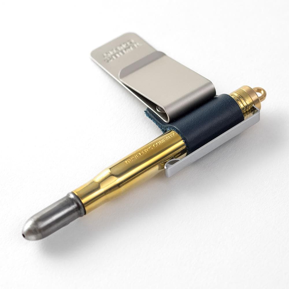 TRAVELER’S notebook Pen Holder Blue - TRAVELER’S NOTEBOOK REFILLS