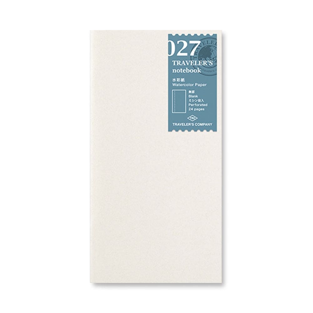 027 - Carnet aquarelle (classique) TRAVELER’S NOTEBOOK REFILLS