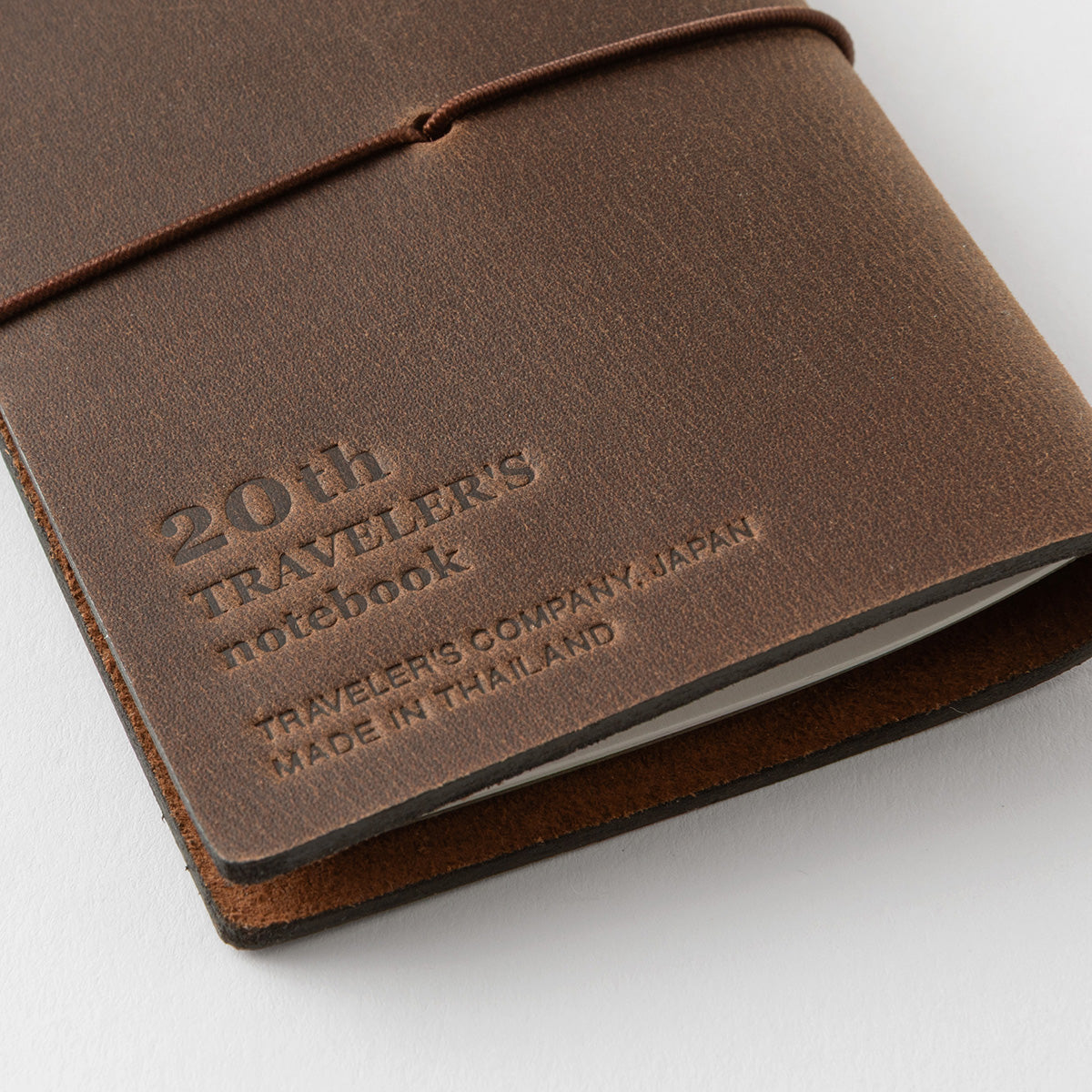 TRAVELER'S notebook Card Size 20th anniversary, brown