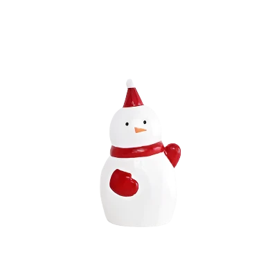 Figurine en bois - Bons amis de Noël - Top-là Bonhomme de neige