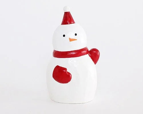 Figurine en bois - Bons amis de Noël - Top-là Bonhomme de neige