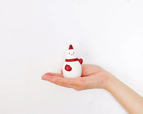 Figurine en bois - Bons amis de Noël - Top-là Bonhomme de neige