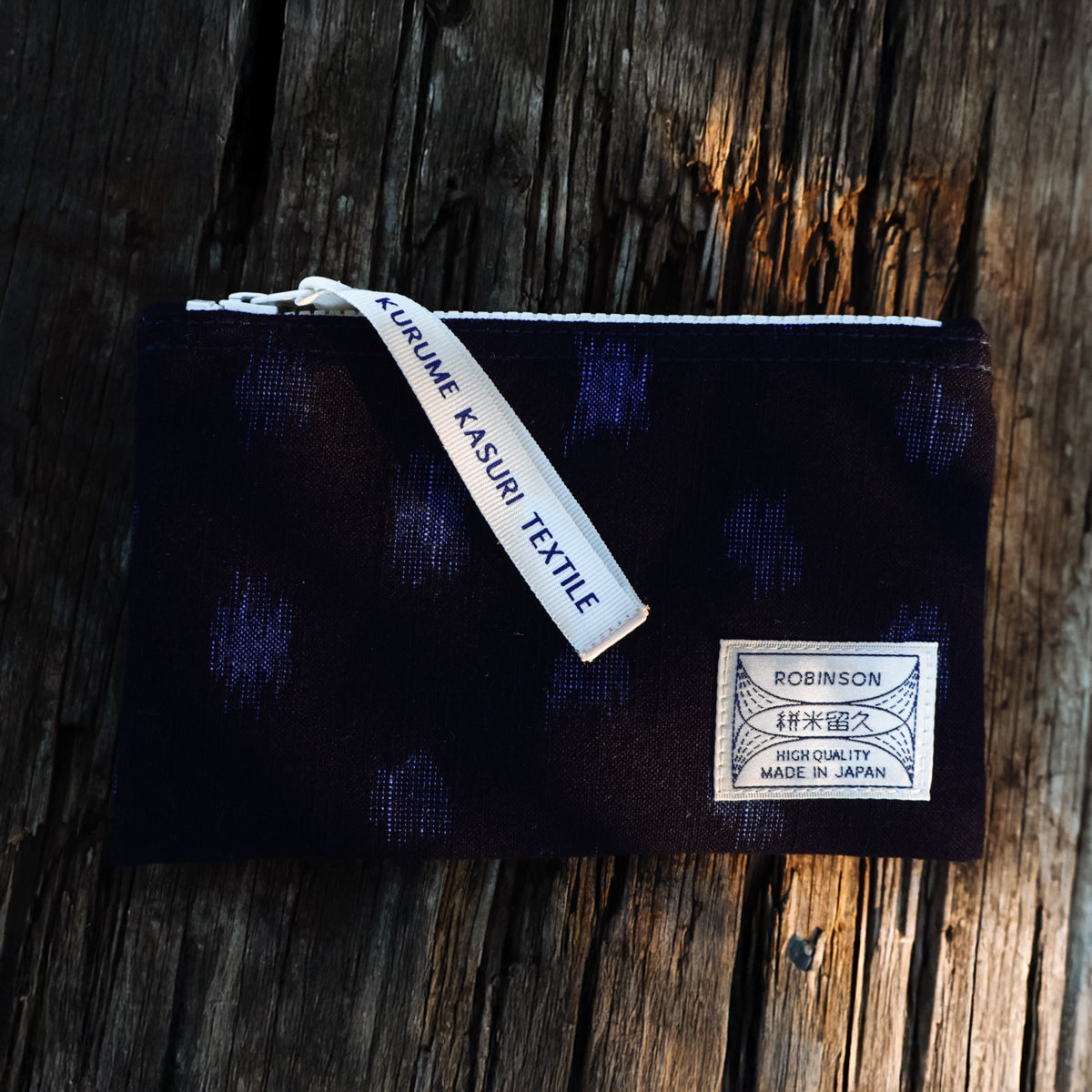 Pochette S Pois Marine/Bleu