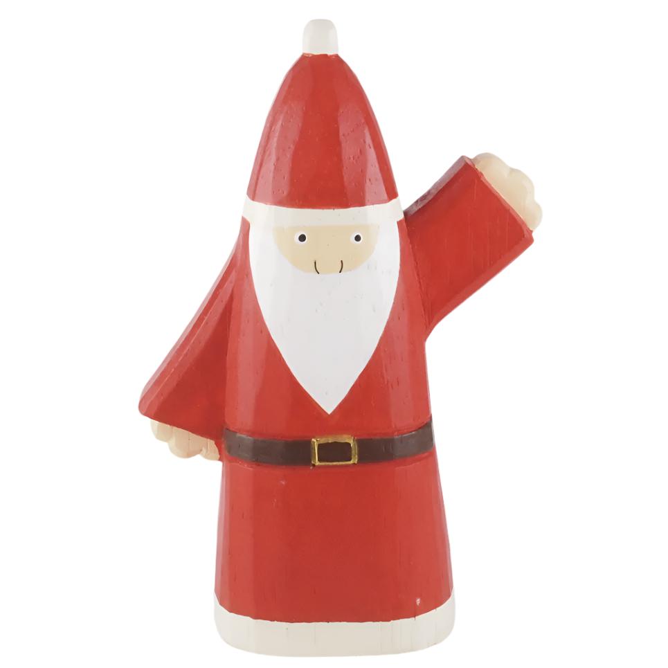 Figurine en bois - Bons amis de Noël - Top-là Père Noël