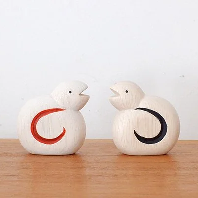 Wooden figurine - Zodiac collection - Red snake