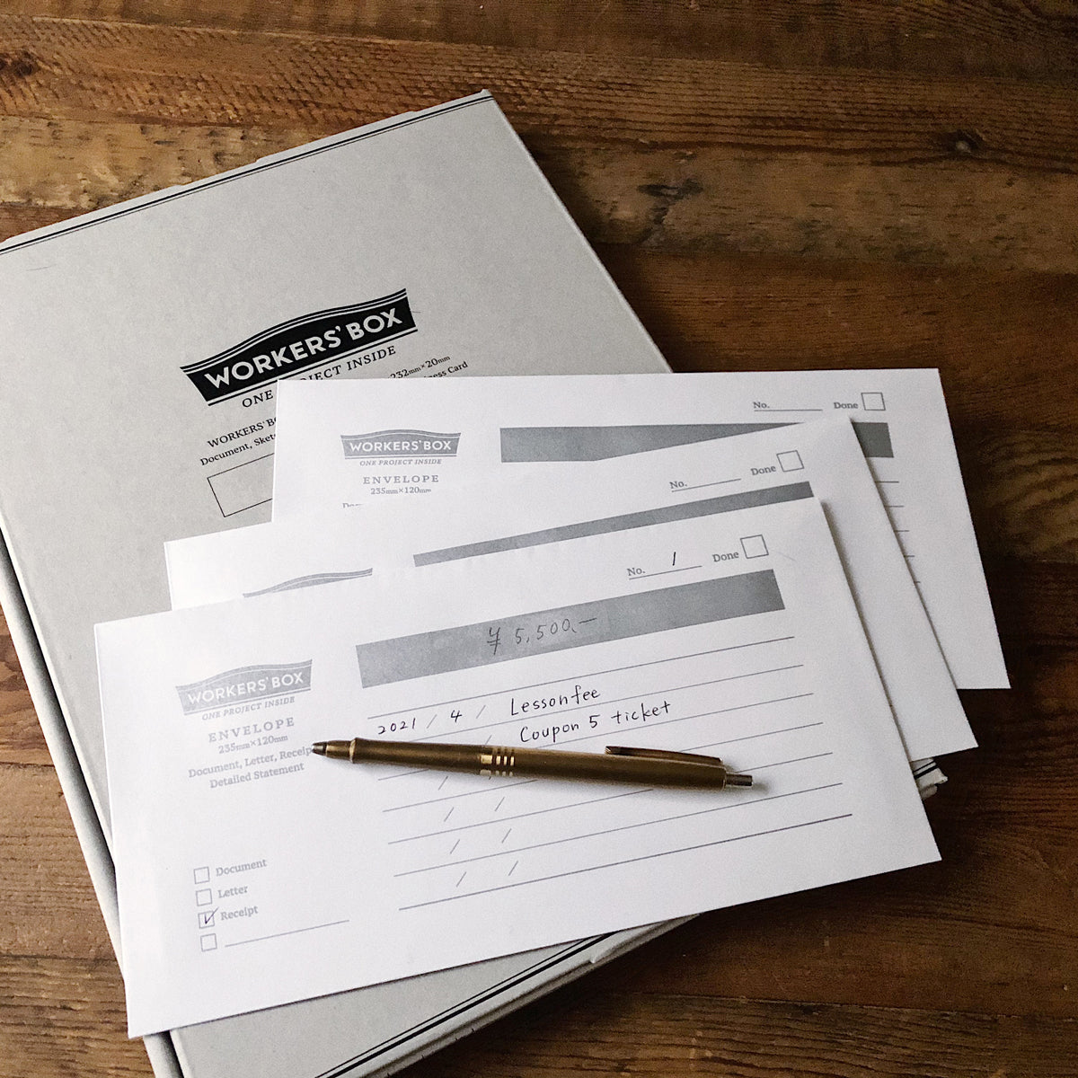WORKERS'BOX ENVELOPPE (lot de 5)