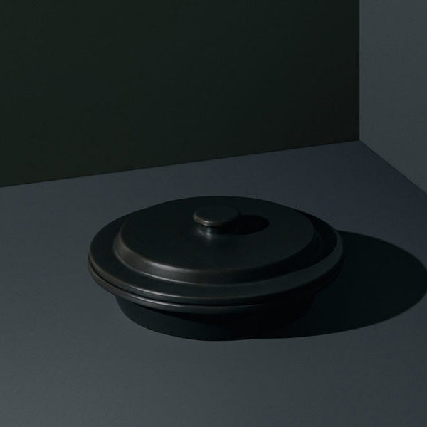 Cocotte plate 24 cm - Noir Jais
