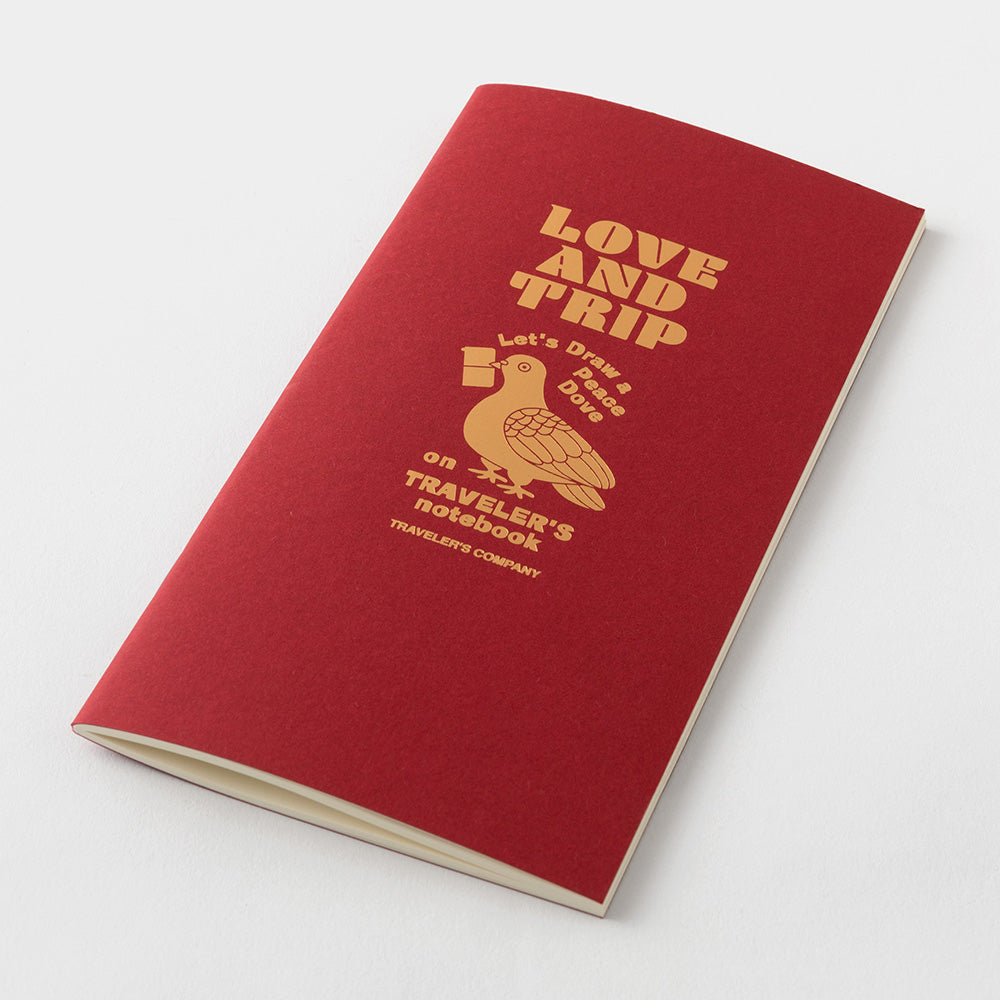 Recharge pour TRAVELER'S notebook - LOVE AND TRIP - Format regular