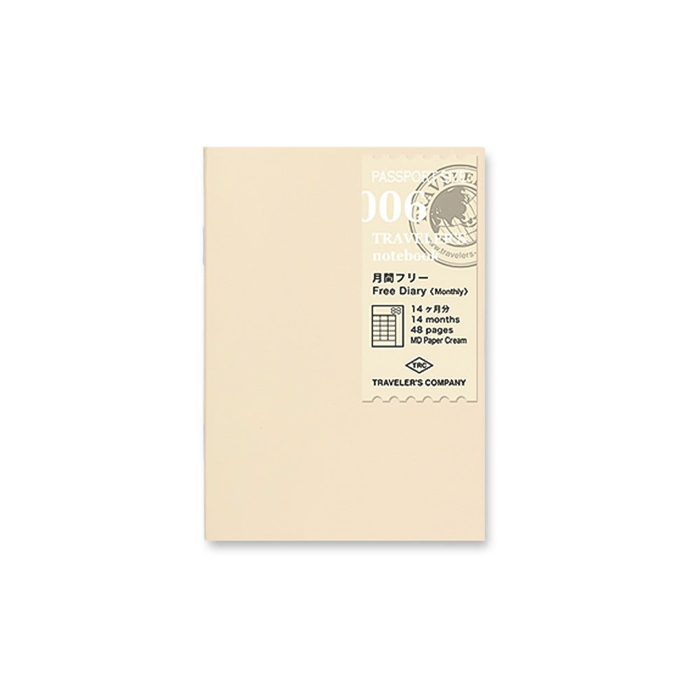 006 - Agenda mensuel ( passeport )