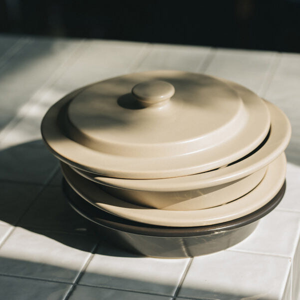 Cocotte plate 24 cm - Noir Jais