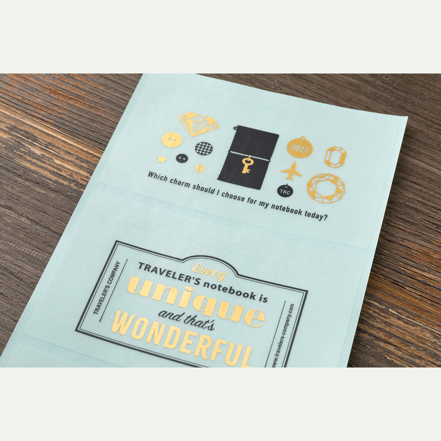 Set de Stickers Personnalisés - 2027 - Pour Agenda · TRAVELER’S COMPANY