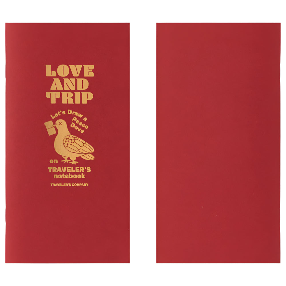 Recharge pour TRAVELER'S notebook - LOVE AND TRIP - Format regular