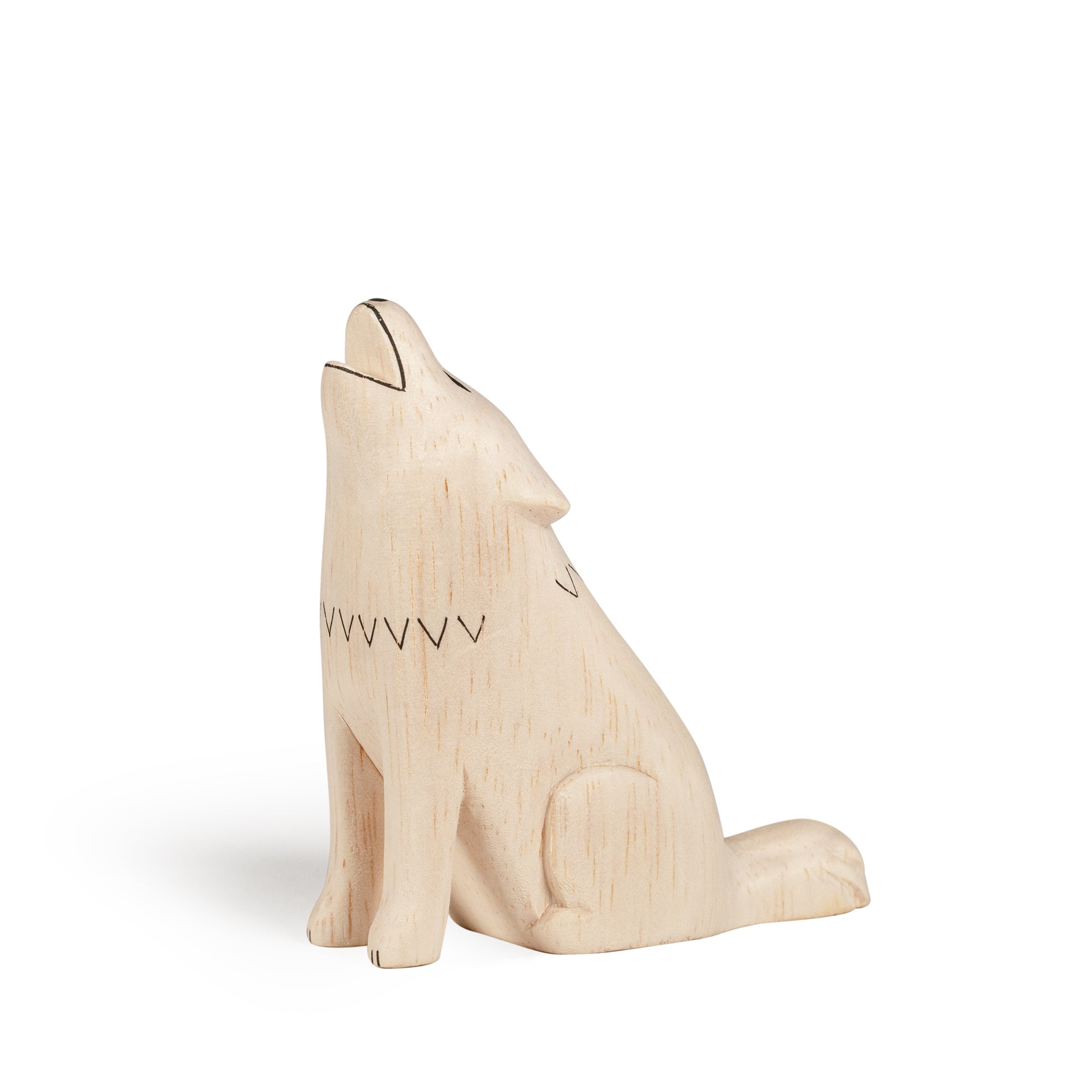 Wooden Figurine - Wolf