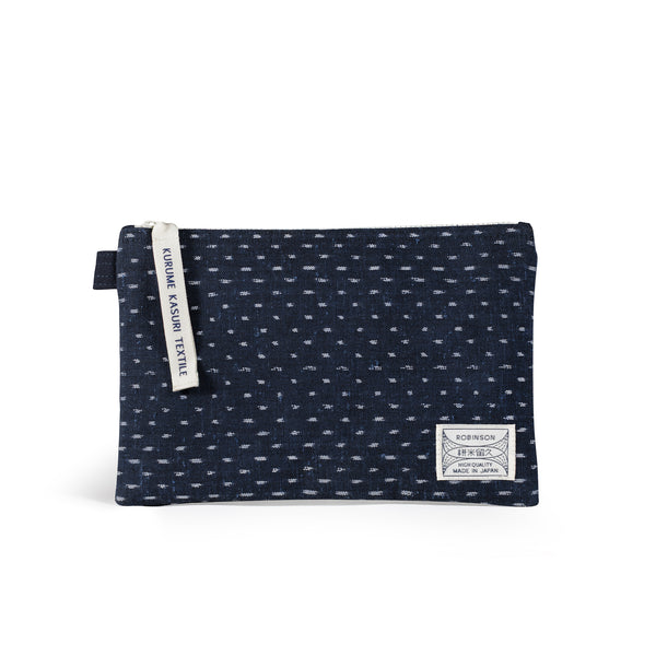 Pochette M Petits pois Bleu/Blanc