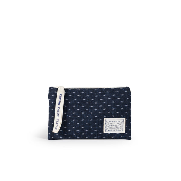 Pochette S Petits pois Bleu/Blanc