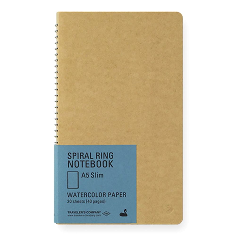 A5 SPIRAL RING NOTEBOOK - Aquarelle - TRAVELER’S NOTEBOOK REFILLS