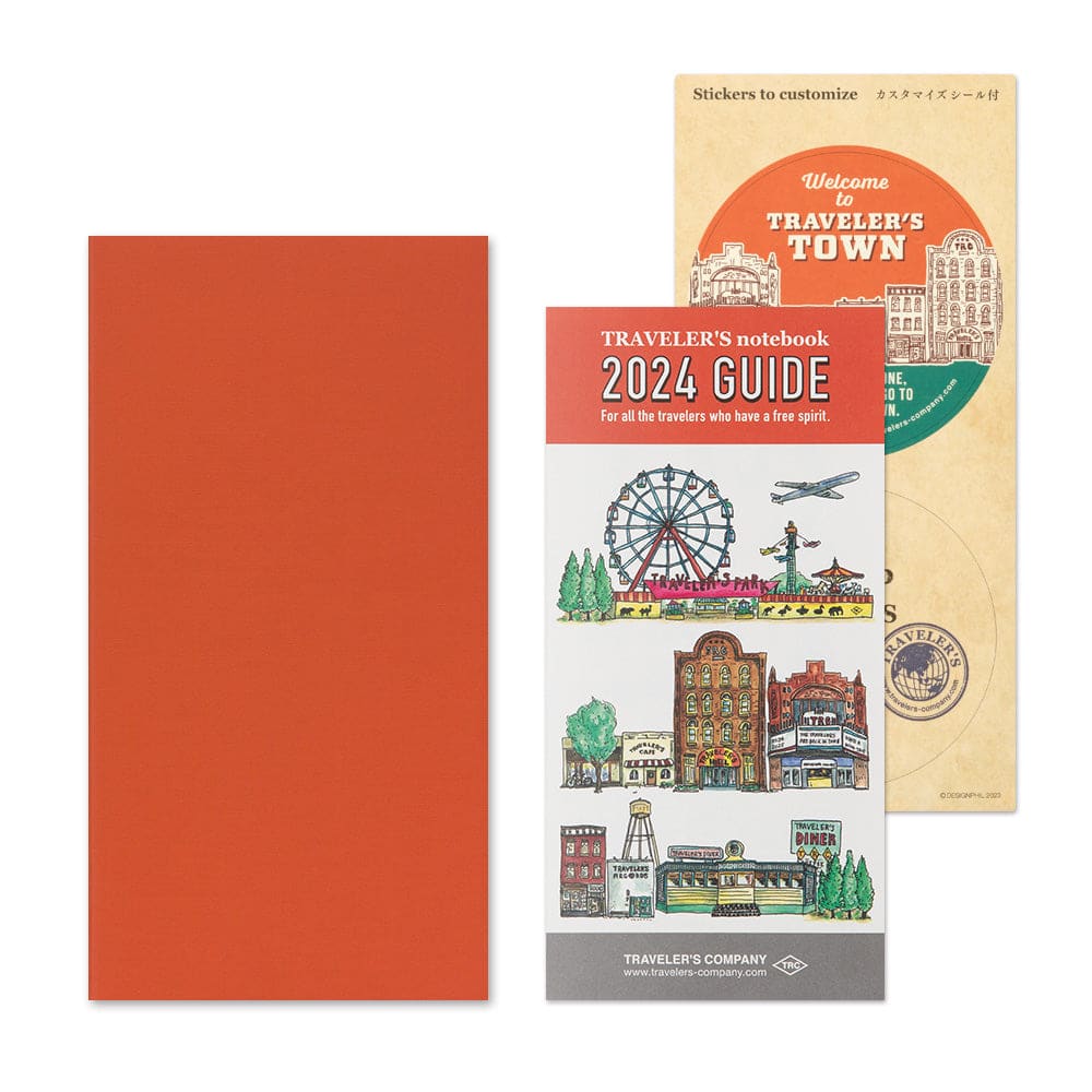 Agenda mensuel 2024 (classique) TRAVELER’S NOTEBOOK REFILLS