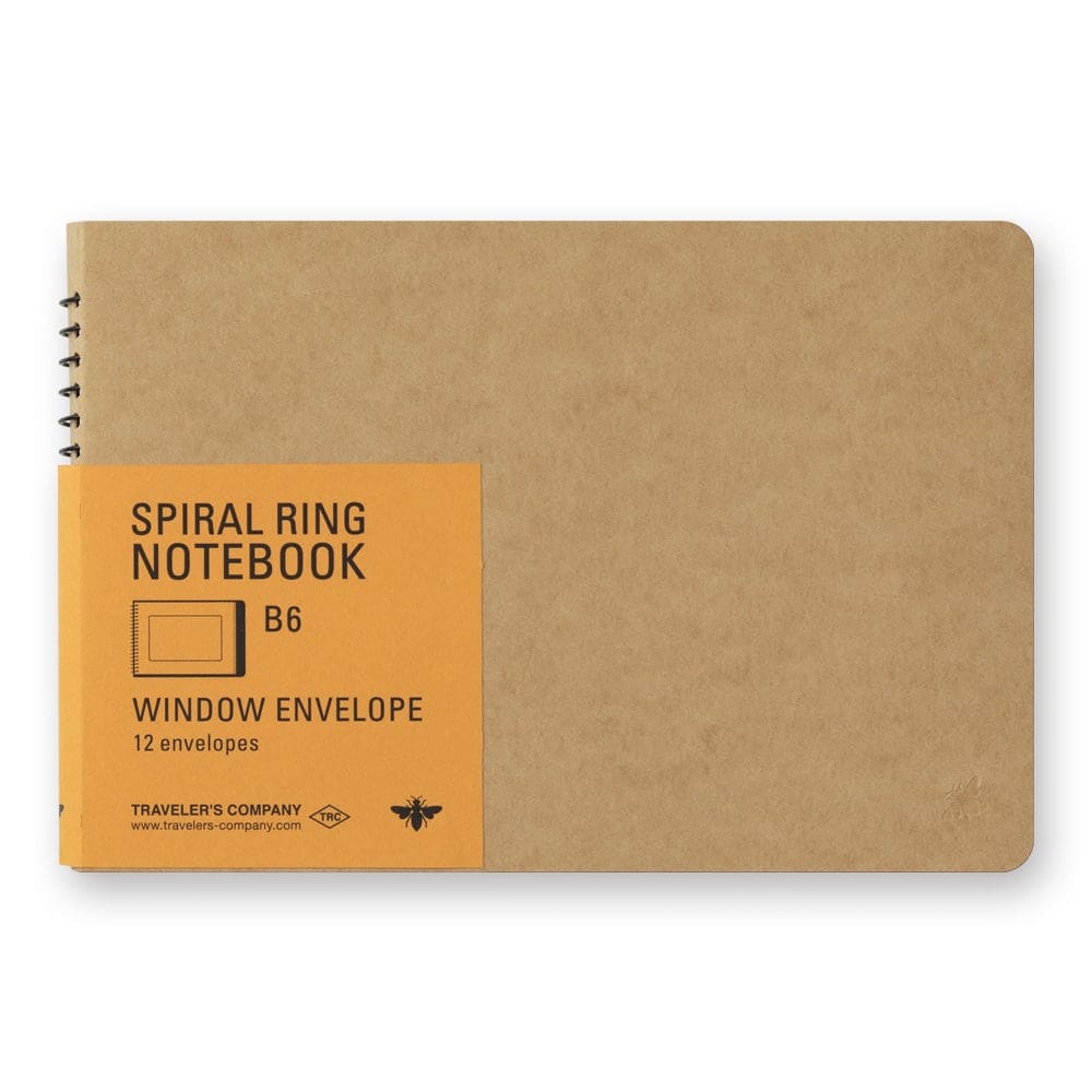 B6 SPIRAL RING NOTEBOOK - Enveloppe - TRAVELER’S NOTEBOOK REFILLS