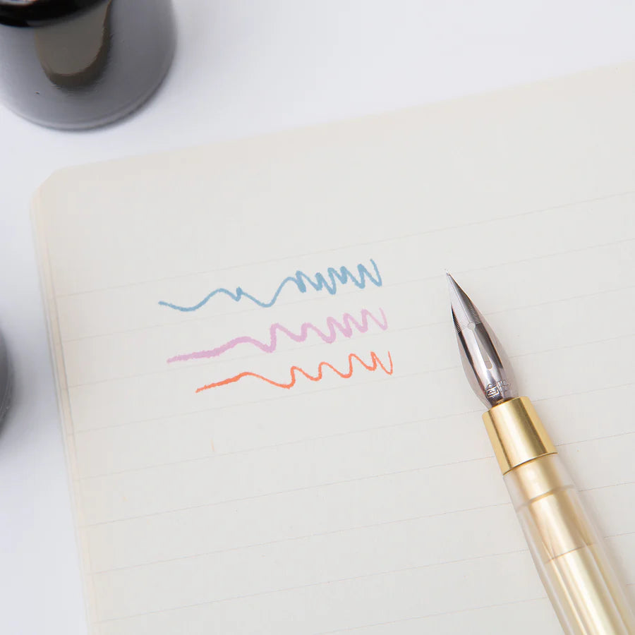 Glamour Evolve Dip Pen – Elemental – Brass Gold