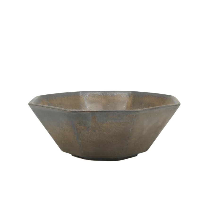 Bol octogonal - Série poterie ancienne - Laiton - VAISSELLE