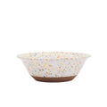 Bowl - Splash - White & Orange